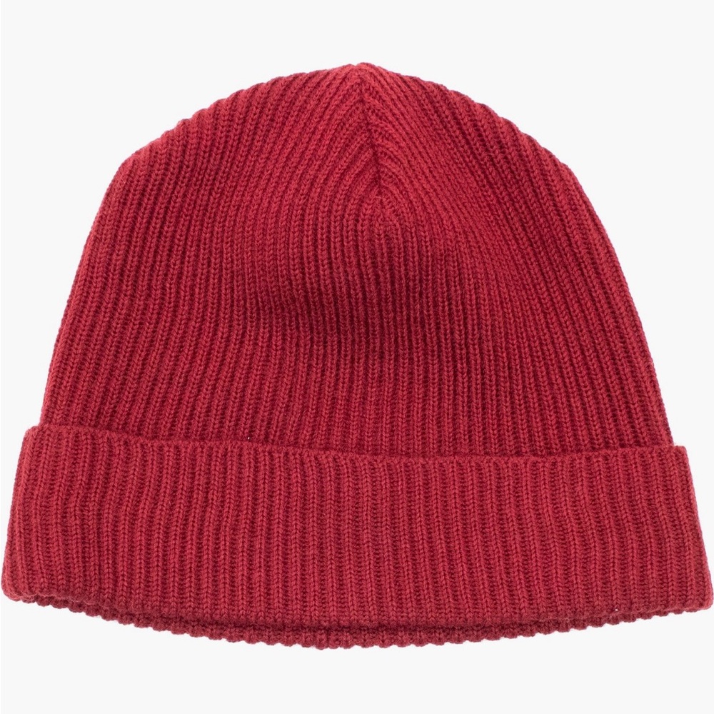 Portolano Merino Wool Rib Cuff Beanie